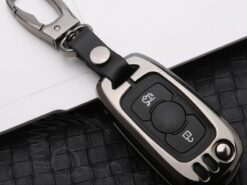Buick 2017 Verano Car Styling Accessori - In lega di zinco di Vibrazione Pieghevole Chiave Della Pelle Borsette Auto Chiave A Distanza Della 4