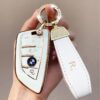 Cover Chiave/telecomando per BMW si applica a F10 F20 E60 E6 GT x5 x1 x3 x4 x6 528 530 - La guaina del portachiavi per auto BMW si applica a F10 F20 E60 E6 GT x5