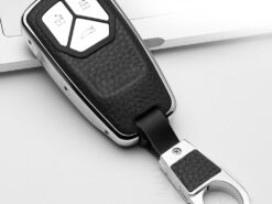 Cover Chiave/telecomando per Audi New A4 A5 A6 Q7 2017-2018 5 Cover Chiave/telecomando per Audi New A4 A5 A6 Q7 2017-2018 - Leather alloy Key Cover Key Case for Audi New A4 A5 A6 Q7 2017 2018 Auto 3