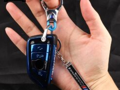 Cover Chiave/telecomando per BMW 1 2 3 4 5 6 7 x1 X3 X4 X5 X6 e46 e90 f30 e60 e39 - M Alte Prestazioni In Metallo Car Styling Potere Emblema Keychain Della Catena Chiave Anelli Per BMW 3