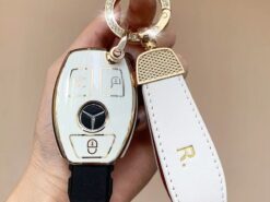 Cover Chiave/telecomando per Mercedes Benz CLA200 CLA250 C200 C250 C300 E250 S450 W176 W205 W204 5 Cover Chiave/telecomando per Mercedes Benz CLA200 CLA250 C200 C250 C300 E250 S450 W176 W205 W204 - Mercedes Benz Car Key Sheathing CLA200 CLA250 C200 C250 C300 E250 S450 W176 W205 W204 portachiavi 3