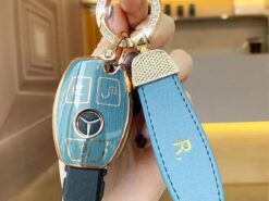 Cover Chiave/telecomando per Mercedes Benz CLA200 CLA250 C200 C250 C300 E250 S450 W176 W205 W204 7 Cover Chiave/telecomando per Mercedes Benz CLA200 CLA250 C200 C250 C300 E250 S450 W176 W205 W204 - Mercedes Benz Car Key Sheathing CLA200 CLA250 C200 C250 C300 E250 S450 W176 W205 W204 portachiavi 5