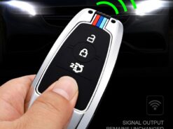 Cover Chiave/telecomando per Ford Fusion F150 Mondeo Explorer Kuga Focus 3 MK4 Ecosport Fiesta - Metal Car Smart Key Case Cover For Ford Fusion F150 Mondeo Explorer Kuga Focus 3 MK4 5