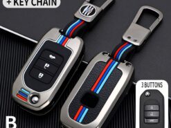Cover Chiave/telecomando per Honda Civic CR-V Accord Jade Odyssey Crider Remote 3 Cover Chiave/telecomando per Honda Civic CR-V Accord Jade Odyssey Crider Remote - Metal Car Smart Key Case Cover For Honda Civic CR V Accord Jade Odyssey Crider Remote 1