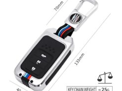 Cover Chiave/telecomando per Honda Civic CRV CR-V Odyssey CIty Accord URV UR-V Jade - Metal Car Smart Key Case Cover For Honda Civic CRV CR V Odyssey CIty Accord URV 5