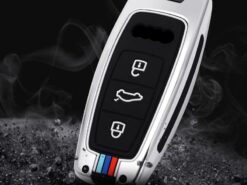 Cover Chiave/telecomando per Audi A6 A7 A8 C8 Q8 Q5 D5 E-tron Protector Holder Keychain