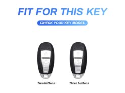 Cover Chiave/telecomando per Suzuki Swift Sport SX4 S-Cross Maruti Ciaz Baleno Vitara Ignis Kizashi 4 Cover Chiave/telecomando per Suzuki Swift Sport SX4 S-Cross Maruti Ciaz Baleno Vitara Ignis Kizashi - Metal Car Smart Key Case Cover Shell Fob For Suzuki Swift Sport SX4 S Cross Maruti 2