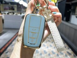 Cover Chiave/telecomando per Toyota Camry RAV4 C-HR Corolla Prius CHR Altis Land Cruiser Prado - Moda TPU copertura della cassa chiave a distanza dell automobile Shell Fob per Toyota Camry RAV4 2