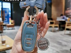 Cover Chiave/telecomando per Audi A4 A5 A6 A7 Q3 Q5 Q7 B7 B8 B9 - Moda durevole TPU Car Remote Smart Key Cover Case Shell per Audi A4 A5 A6 A7 1