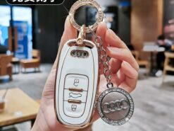 Cover Chiave/telecomando per Audi A4 A5 A6 A7 Q3 Q5 Q7 B7 B8 B9 - Moda durevole TPU Car Remote Smart Key Cover Case Shell per Audi A4 A5 A6 A7 3