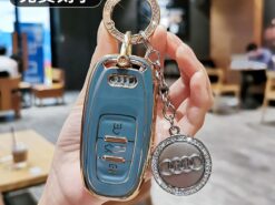 Cover Chiave/telecomando per Audi A4 A5 A6 A7 Q3 Q5 Q7 B7 B8 B9 - Moda durevole TPU Car Remote Smart Key Cover Case Shell per Audi A4 A5 A6 A7 5