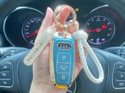 Cover Chiave/telecomando per Audi A1 A3 A5 A6 A7 A8 A4 Quattro Q3 Q5 Q7 2009-2022 6 Cover Chiave/telecomando per Audi A1 A3 A5 A6 A7 A8 A4 Quattro Q3 Q5 Q7 2009-2022 - Moda durevole TPU Car Remote Smart Key Cover Shell per Audi A1 A3 A5 A6 A7 4