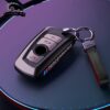 Cover Chiave/telecomando per BMW 3 4 5 serie 320i 530i 550i F20 F21 F30 F31 F25 F01 F02 - Nano galvanotecnica PC Car Smart Key Fob Cover per BMW 3 4 5 serie 320i 530i