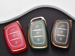 Cover Chiave/telecomando per Hyundai Tucson Sonata Santa Fe Elantra Accent Solaris Verna ix25 ix35 i20 i30 i40 3 Cover Chiave/telecomando per Hyundai Tucson Sonata Santa Fe Elantra Accent Solaris Verna ix25 ix35 i20 i30 i40 - New TPU Car Remote Key Case Cover Shell For Hyundai Tucson Sonata Santa Fe Elantra Accent 1