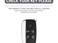 Cover Chiave/telecomando per Land Rover Range Rover Evoque Sport Freelander Discovery Velar For Jaguar XE XF XJ - New TPU Car Remote Key Case Cover Shell For Land Rover Range Rover Evoque Sport Freelander 2