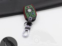 Cover Chiave/telecomando per Mercedes A B R G Classe GLK GLA w204 W251 w463 W176 - Nottilucenti Caso Della Copertura di Chiave Dell automobile di cuoio Borsette Borsa di Protezione Per Mercedes 2