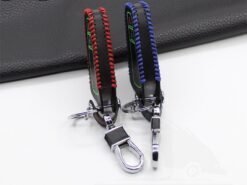 Cover Chiave/telecomando per Toyota Camry Corolla C-HR CHR Prado 2018 Chiave di Protezione 3 Cover Chiave/telecomando per Toyota Camry Corolla C-HR CHR Prado 2018 Chiave di Protezione - Nottilucenti di Chiave Dell automobile di cuoio del Supporto di Caso Della Copertura Borsette Catena Per 1