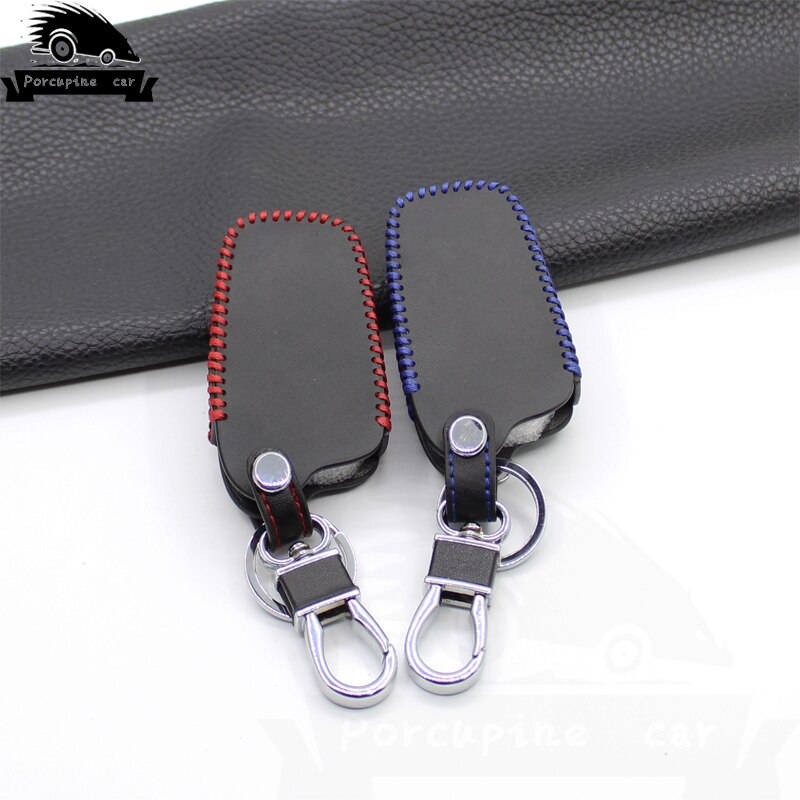 Nottilucenti-di-Chiave-Dell-automobile-di-cuoio-del-Supporto-di-Caso-Della-Copertura-Borsette-Catena-Per-2 Cover Chiave/telecomando per Toyota Camry Corolla C-HR CHR Prado 2018 Chiave di Protezione - Nottilucenti di Chiave Dell automobile di cuoio del Supporto di Caso Della Copertura Borsette Catena Per 2