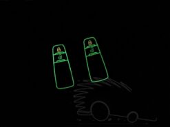 Cover Chiave/telecomando per Toyota Camry Corolla C-HR CHR Prado 2018 Chiave di Protezione 7 Cover Chiave/telecomando per Toyota Camry Corolla C-HR CHR Prado 2018 Chiave di Protezione - Nottilucenti di Chiave Dell automobile di cuoio del Supporto di Caso Della Copertura Borsette Catena Per 5