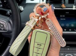 Cover Chiave/telecomando per TPU Shell per 2021 Toyota CHR Corolla Camry C-HR RAV4 Prius Altis Land Cruiser Prado 3 Cover Chiave/telecomando per TPU Shell per 2021 Toyota CHR Corolla Camry C-HR RAV4 Prius Altis Land Cruiser Prado - Nuova copertura della cassa chiave a distanza dell automobile di TPU Shell per 2021 Toyota CHR 1