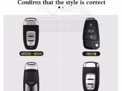 Cover Chiave/telecomando per Audi Q3 Q5 Sline A3 A5 A6 C5 A4 b6 B7 B8 TT 80 S6 C6 - Nuova vendita Calda di qualit eccellente 100 di Cuoio Caso Della Copertura Chiave per Audi Q3 2