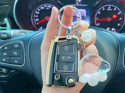 Cover Chiave/telecomando per VW Volkswagen Golf 7 MK7 MK2 3 Cover Chiave/telecomando per VW Volkswagen Golf 7 MK7 MK2 - Nuovo TPU Car Flip Key Case Cover Shell per VW Volkswagen Golf 7 MK7 MK2 Tiguan 1