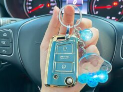 Cover Chiave/telecomando per VW Volkswagen Golf 7 MK7 MK2 5 Cover Chiave/telecomando per VW Volkswagen Golf 7 MK7 MK2 - Nuovo TPU Car Flip Key Case Cover Shell per VW Volkswagen Golf 7 MK7 MK2 Tiguan 3
