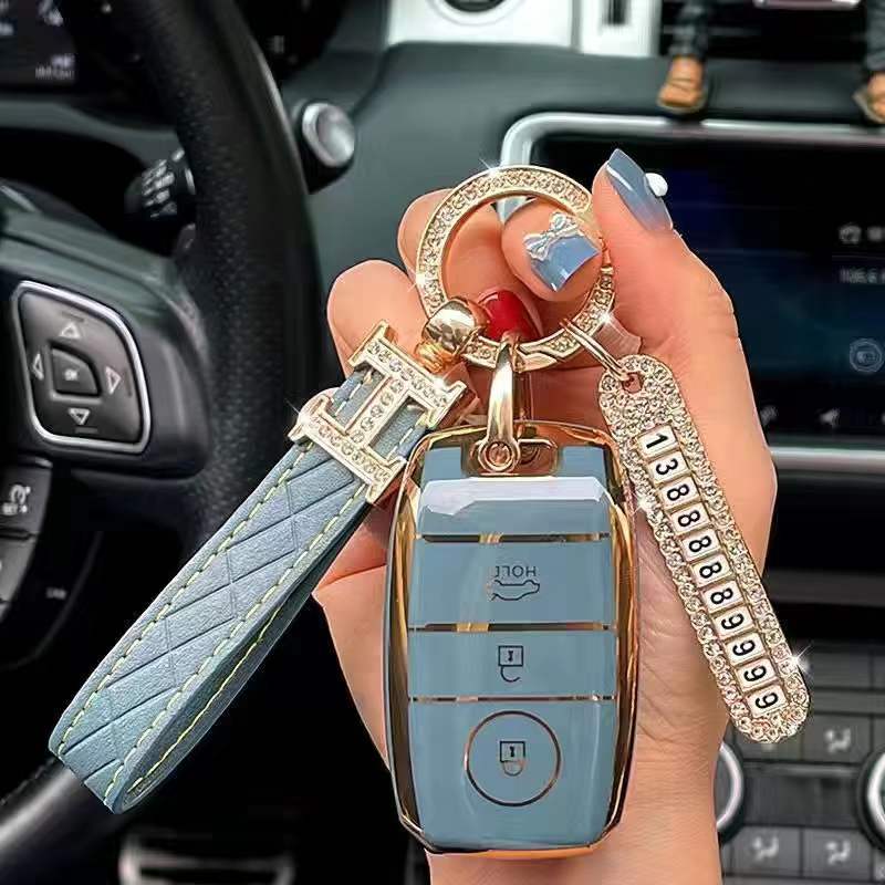 Nuovo-TPU-Car-Remote-Key-Case-Cover-Shell-Fob-per-KIA-RIO-Rio5-Sportage-Sorento-K3-1 Cover Chiave/telecomando per KIA RIO Rio5 Sportage Sorento K3 K4 K5 KX3 Ceed Cerato Optima Picanto Forte Bag - Nuovo TPU Car Remote Key Case Cover Shell Fob per KIA RIO Rio5 Sportage Sorento K3 1