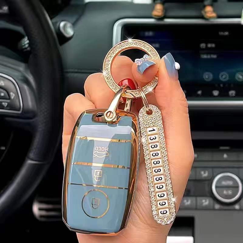 Nuovo-TPU-Car-Remote-Key-Case-Cover-Shell-Fob-per-KIA-RIO-Rio5-Sportage-Sorento-K3-3 Cover Chiave/telecomando per KIA RIO Rio5 Sportage Sorento K3 K4 K5 KX3 Ceed Cerato Optima Picanto Forte Bag - Nuovo TPU Car Remote Key Case Cover Shell Fob per KIA RIO Rio5 Sportage Sorento K3 3