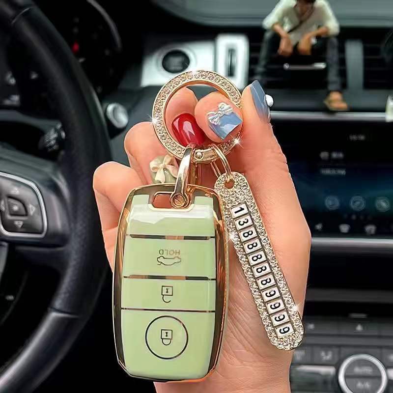 Nuovo-TPU-Car-Remote-Key-Case-Cover-Shell-Fob-per-KIA-RIO-Rio5-Sportage-Sorento-K3-4 Cover Chiave/telecomando per KIA RIO Rio5 Sportage Sorento K3 K4 K5 KX3 Ceed Cerato Optima Picanto Forte Bag - Nuovo TPU Car Remote Key Case Cover Shell Fob per KIA RIO Rio5 Sportage Sorento K3 4