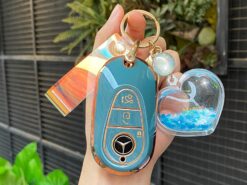 Cover Chiave/telecomando per Mercedes Benz classe C S C260 C300 S400 S450 S500 W206 W223 S350 3 Cover Chiave/telecomando per Mercedes Benz classe C S C260 C300 S400 S450 S500 W206 W223 S350 - Nuovo TPU Car Remote Key Case Cover Shell per Mercedes Benz classe C S C260 C300 1