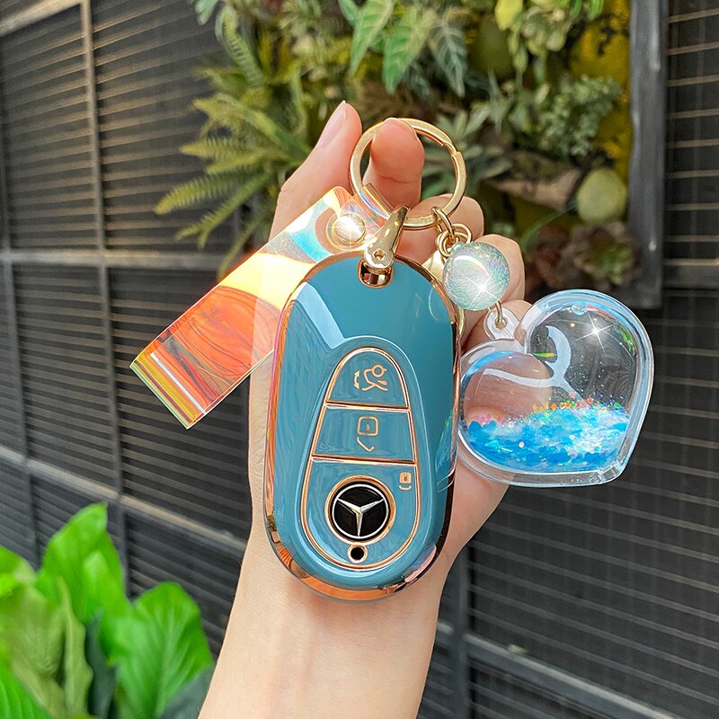 Nuovo-TPU-Car-Remote-Key-Case-Cover-Shell-per-Mercedes-Benz-classe-C-S-C260-C300-1 Cover Chiave/telecomando per Mercedes Benz classe C S C260 C300 S400 S450 S500 W206 W223 S350 - Nuovo TPU Car Remote Key Case Cover Shell per Mercedes Benz classe C S C260 C300 1