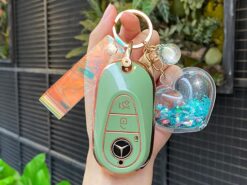 Cover Chiave/telecomando per Mercedes Benz classe C S C260 C300 S400 S450 S500 W206 W223 S350 4 Cover Chiave/telecomando per Mercedes Benz classe C S C260 C300 S400 S450 S500 W206 W223 S350 - Nuovo TPU Car Remote Key Case Cover Shell per Mercedes Benz classe C S C260 C300 2