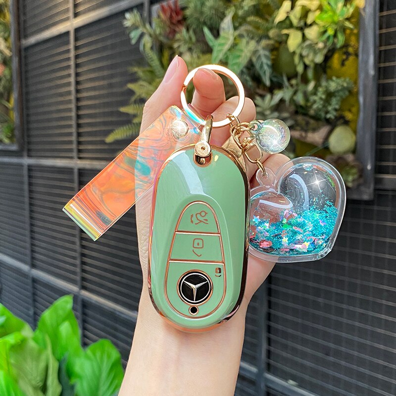 Nuovo-TPU-Car-Remote-Key-Case-Cover-Shell-per-Mercedes-Benz-classe-C-S-C260-C300-2 Cover Chiave/telecomando per Mercedes Benz classe C S C260 C300 S400 S450 S500 W206 W223 S350 - Nuovo TPU Car Remote Key Case Cover Shell per Mercedes Benz classe C S C260 C300 2