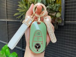 Cover Chiave/telecomando per Mercedes Benz classe C S C260 C300 S400 S450 S500 W206 W223 S350 5 Cover Chiave/telecomando per Mercedes Benz classe C S C260 C300 S400 S450 S500 W206 W223 S350 - Nuovo TPU Car Remote Key Case Cover Shell per Mercedes Benz classe C S C260 C300 3