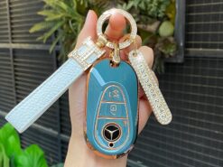 Cover Chiave/telecomando per Mercedes Benz classe C S C260 C300 S400 S450 S500 W206 W223 S350 6 Cover Chiave/telecomando per Mercedes Benz classe C S C260 C300 S400 S450 S500 W206 W223 S350 - Nuovo TPU Car Remote Key Case Cover Shell per Mercedes Benz classe C S C260 C300 4