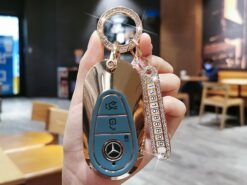 Cover Chiave/telecomando per Mercedes Benz classe C S S350 C260 C300 S400 S450 S500 W206 W223 4 Cover Chiave/telecomando per Mercedes Benz classe C S S350 C260 C300 S400 S450 S500 W206 W223 - Nuovo TPU Car Remote Key Case Cover Shell per Mercedes Benz classe C S S350 C260 2