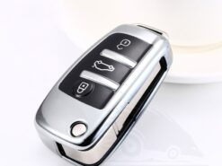 Per Audi C6 A7 A8 R8 A1 A3 A4 A5 q7 A6 C5 - Nuovo TPU Car Styling Morbido Auto Chiave Caso Della Copertura di Protezione Per Audi C6 A7 4