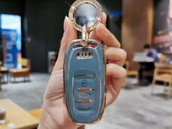 Cover Chiave/telecomando per Audi A4L A5L Q5L A6L Q7 Q8 c6portachiavi R8 B6 B7 A1 A3 A4 A5 A6 A7 3 Cover Chiave/telecomando per Audi A4L A5L Q5L A6L Q7 Q8 c6portachiavi R8 B6 B7 A1 A3 A4 A5 A6 A7 - Nuovo morbido TPU custodia protettiva per telecomando custodia protettiva per Audi A4L A5L Q5L A6L Q7 1