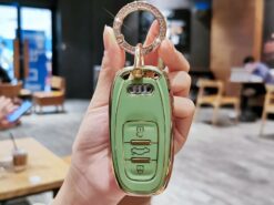 Cover Chiave/telecomando per Audi A4L A5L Q5L A6L Q7 Q8 c6portachiavi R8 B6 B7 A1 A3 A4 A5 A6 A7 4 Cover Chiave/telecomando per Audi A4L A5L Q5L A6L Q7 Q8 c6portachiavi R8 B6 B7 A1 A3 A4 A5 A6 A7 - Nuovo morbido TPU custodia protettiva per telecomando custodia protettiva per Audi A4L A5L Q5L A6L Q7 2