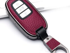 Cover Chiave/telecomando per Audi Q3 Q5 Q8 Q7 Sline C5 C8 A4 B6 B7 B8 B9 TT 80 S6 A1A4 B8 A5 A6 A7 A8 D5 TT 8P 8L - Nuovo portachiavi in lega di cuoio per Audi Q3 Q5 Q8 Q7 Sline C5 C8 A4 3
