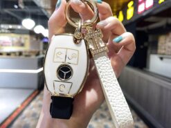 Cover Chiave/telecomando per Mercedes Benz classe AMG W204 W205 W212 W463 W176 GLS GLA GLK CL A B C E S