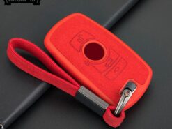 Cover Chiave/telecomando Per Bmw F05 Borsette F10 F20 F30 Z4 X1 X4 X5 X6 Nuovo x7 520 525 730li 740 M - Pelle scamosciata TPU Chiave Auto Caso Della Copertura Per Bmw F05 Borsette F10 F20 F30 Z4 3