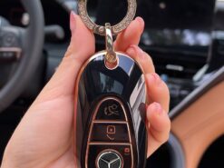 Cover Chiave/telecomando per Mercedes Benz 2022 A B C E S W213 E200 E260 E300 E320 AMG W204 GLC GLK GLS GLA 6 Cover Chiave/telecomando per Mercedes Benz 2022 A B C E S W213 E200 E260 E300 E320 AMG W204 GLC GLK GLS GLA - Per Mercedes Benz 2022 Cover custodia chiave auto classe A B C E S W213 E200 4
