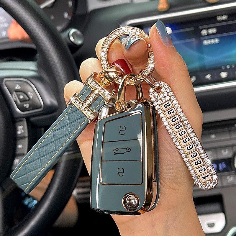 Per-Volkswagen-New-Car-key-Case-Cover-per-21-generazioni-Golf-8-di-ID4-ID6-CROZZ-4 Cover Chiave/telecomando per Per Volkswagen Golf 8 di ID4/ID6 CROZZ X - Per Volkswagen New Car key Case Cover per 21 generazioni Golf 8 di ID4 ID6 CROZZ 4