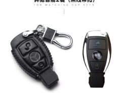 Cover Chiave/telecomando per Mercedes-benz Gla260 E300L B200 AMG 5 Cover Chiave/telecomando per Mercedes-benz Gla260 E300L B200 AMG - Per mercedes benz Gla260 E300L B200 AMG portachiavi in pelle con fibbia all ingrosso 3