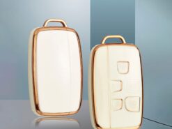 Cover Chiave/telecomando per For Land Rover Range Rover Evoque Sport Freelander Discovery Velar For Jaguar XE XF XJ - Plating TPU Car Key Case Shell Cover Fob For Land Rover Range Rover Evoque Sport Freelander 2