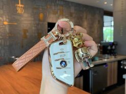 Cover Chiave/telecomando per BMW Key Sheathing 528 Five Series 530 X1 X2 X3 X4 X5 X6 - Portachiavi BMW Key Sheathing 528 Five Series 530 X1 X2 X3 X4 X5 X6 portachiavi con 4