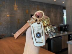 Cover Chiave/telecomando per BMW Key Sheathing 528 Five Series 530 X1 X2 X3 X4 X5 X6 - Portachiavi BMW Key Sheathing 528 Five Series 530 X1 X2 X3 X4 X5 X6 portachiavi con 5