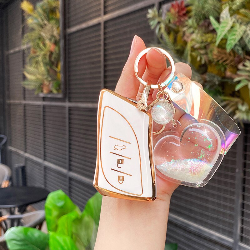 Portachiavi-con-custodia-in-TPU-per-auto-in-lega-di-cuoio-per-Lexus-NX-GS-RX Cover Chiave/telecomando per Lexus NX GS RX IS ES GX LX RC 300 350 NX200 NX300 RX350 ES300 200 250 - Portachiavi con custodia in TPU per auto in lega di cuoio per Lexus NX GS RX